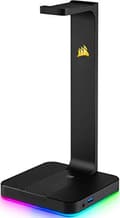 Pikkukuva 1 / 6: Corsair Gaming ST100 RGB Premium kuulokejalusta - Äänikortti - 16-bittinen - 48 kHz - Stereo - USB 3.1 Gen 1