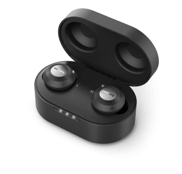 Philips TAT8505BK - Ægte trådløse hovedtelefoner med mikrofon - i øret - Bluetooth - aktiv støjreduktion