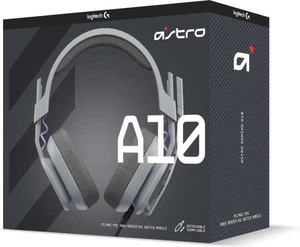 ASTRO Gaming A10 Headset Langallinen sanka Gaming Harmaa