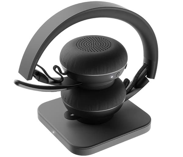 Logitech - Zone Wireless Teams Bluetooth-headset - GRAPHITE