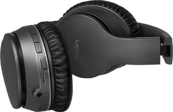 LogiLink BT0053 hovedtelefoner/headset Pandebånd Sort