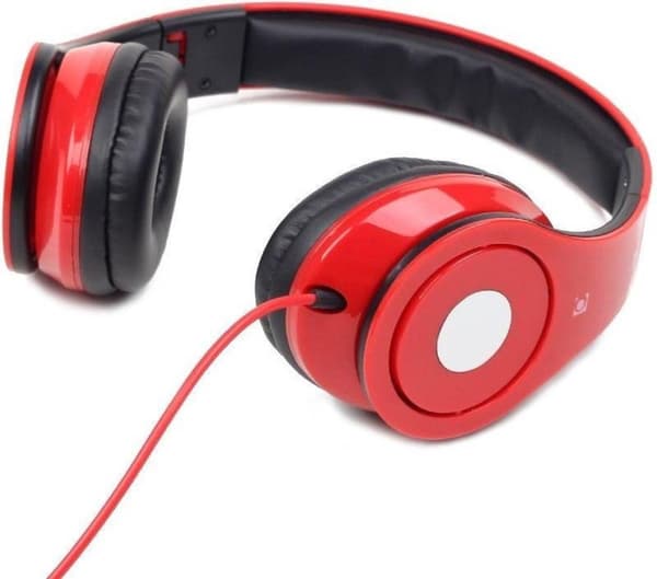 Hovedtelefoner Gembird STEREO DETROIT einklappbar Rot
