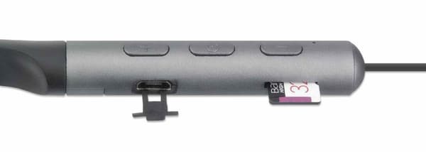 Manhattan Sound Science in-ear Bluetooth sportheadset med nackband - Bluetooth 5.0 + EDR - in-ear design - rundstrålande mikrofon - integrerade kontro