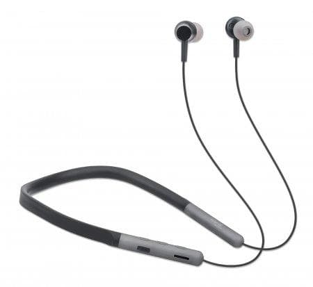 Manhattan Sound Science in-ear Bluetooth sportheadset med nackband - Bluetooth 5.0 + EDR - in-ear design - rundstrålande mikrofon - integrerade kontro