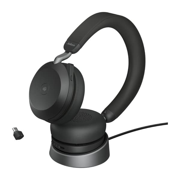 Jabra 27599-999-889 Kuulokkeet/kuulokkeet langalliset ja langattomat sankapuhelut/musiikki USB Type-C Bluetooth-latauskotelo musta