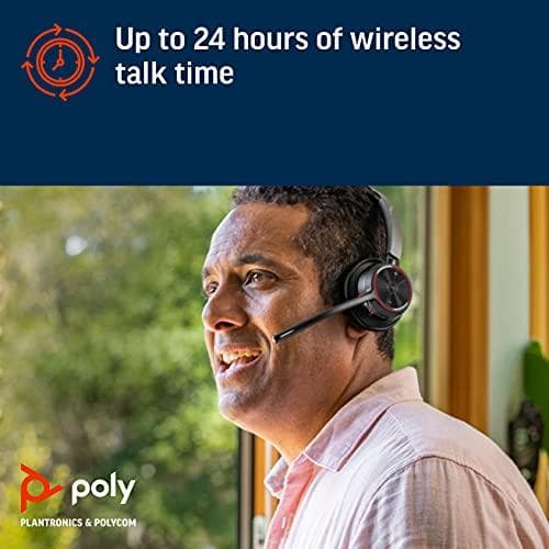 Poly Voyager 4300 UC Series 4320 - För Microsoft Teams - Headset - On-ear - Bluetooth - trådlöst - USB-C - Brusisolering - Certifierad för Microsoft T