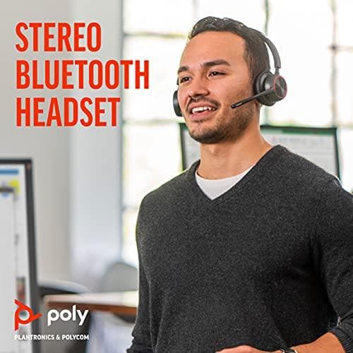 Poly Voyager 4300 UC Series 4320 - För Microsoft Teams - Headset - On-ear - Bluetooth - trådlöst - USB-C - Brusisolering - Certifierad för Microsoft T