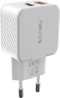 Miniatyrbillede 1 af 2: Nevox USB PD Type C + QC3.0 Oplader 30Watt, Hvid