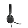 Miniatyrbild 5 av 5: Jabra Evolve2 40 MS Stereo Headset Pannband Svart