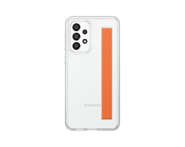 Samsung EF-XA336 - Matkapuhelimen takakuori - polykarbonaatti, termoplastinen polyuretaani (TPU) - läpinäkyvä - Galaxy A33 5G (EF-XA336CTEGWW)
