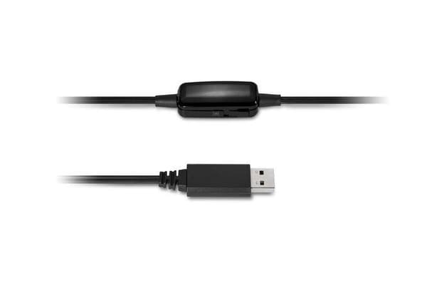 ACCO/KENSINGTON KENSINGTON HIFI USB-HÖRTELEFONER MED MIC OCH VOLYMKONTROLL (K33065WW)