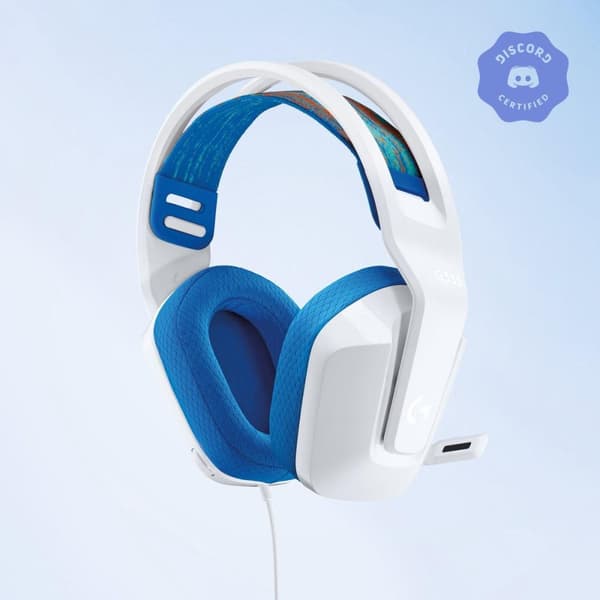 Logitech G335 - Langalliset pelikuulokkeet - PC, Playstation, Xbox, Switch - valkoinen