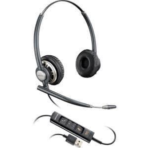 POLY Encorepro HW725, Kablet, Kontor/Call Center, Headset, Sort, Sølv