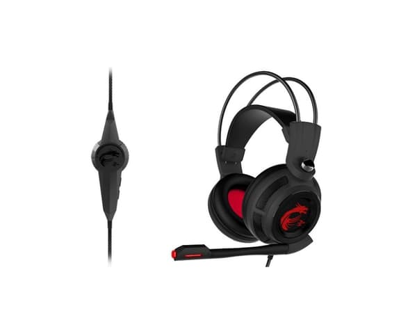 MSI H991 - Headset - circumaural - kablet - 3,5 mm stik (S37-21000A1-V33)