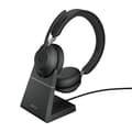 Miniatyrbillede 1 af 6: Jabra Evolve2 65 UC Stereo + Stand - Bluetooth Headset - on-ear - trådløs - USB - støjisolerende - sort