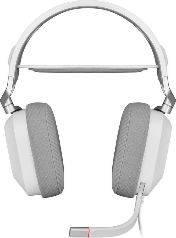 Corsair HS80 RGB USB Premium Dolby Audio 7.1 Surround Gaming Headset - Vit - PC