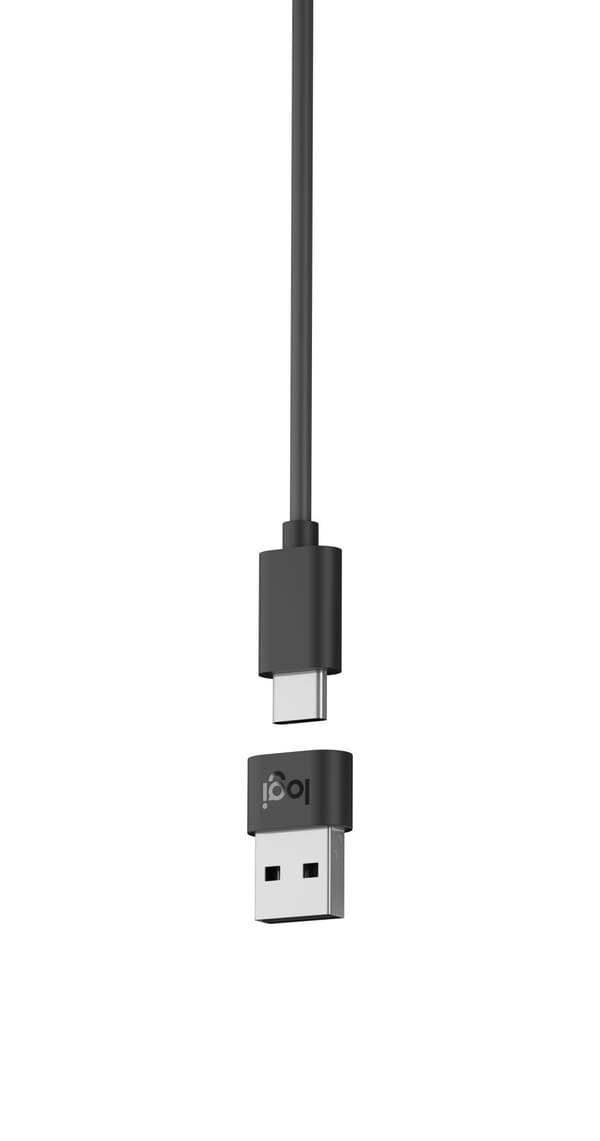 Logitech Zone Wired Earbuds - kuulokkeet - in-ear - langallinen - 3,5 mm pistoke - meluneristys - grafiitti - optimoitu UC