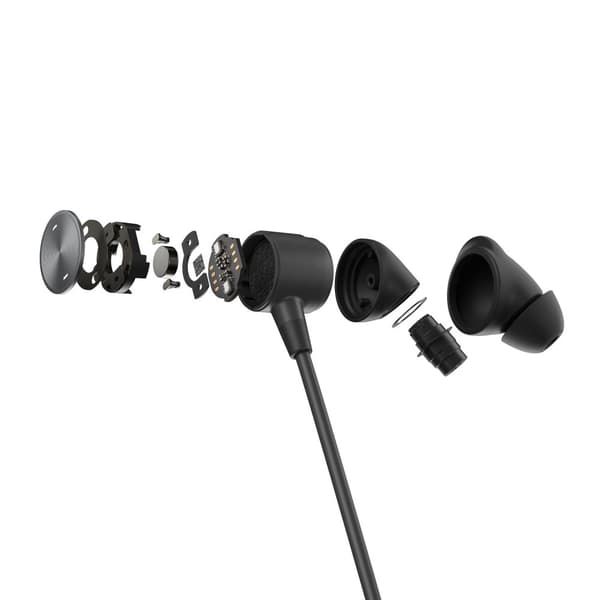 Logitech Zone Wired Earbuds - kuulokkeet - in-ear - langallinen - 3,5 mm pistoke - meluneristys - grafiitti - optimoitu UC