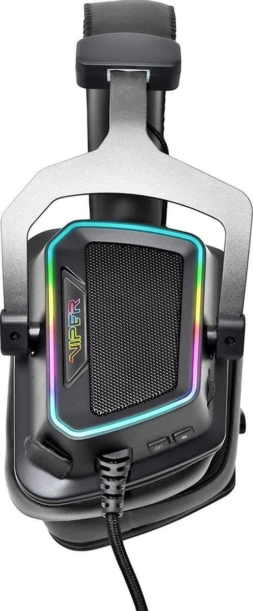 Patriot Viper V380 - Gaming Headset -Virtual 7.1 Surround Sound - PC Gaming - ENC Mikrofon - Full Spectrum RGB