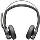 Poly Voyager Focus 2 UC - Headset - on-ear - Bluetooth - trådlös, trådbunden - aktiv brusreducering - adapter USB-C via Bluetooth - med laddningsstati