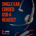 Miniatyrbillede 2 af 6: Poly Blackwire C3210 USB-A - 3200 Series - Headset - on-ear - kablet - USB