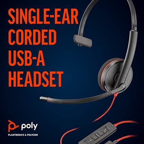 Poly Blackwire C3210 USB-A - 3200 Series - Headset - on-ear - kablet - USB