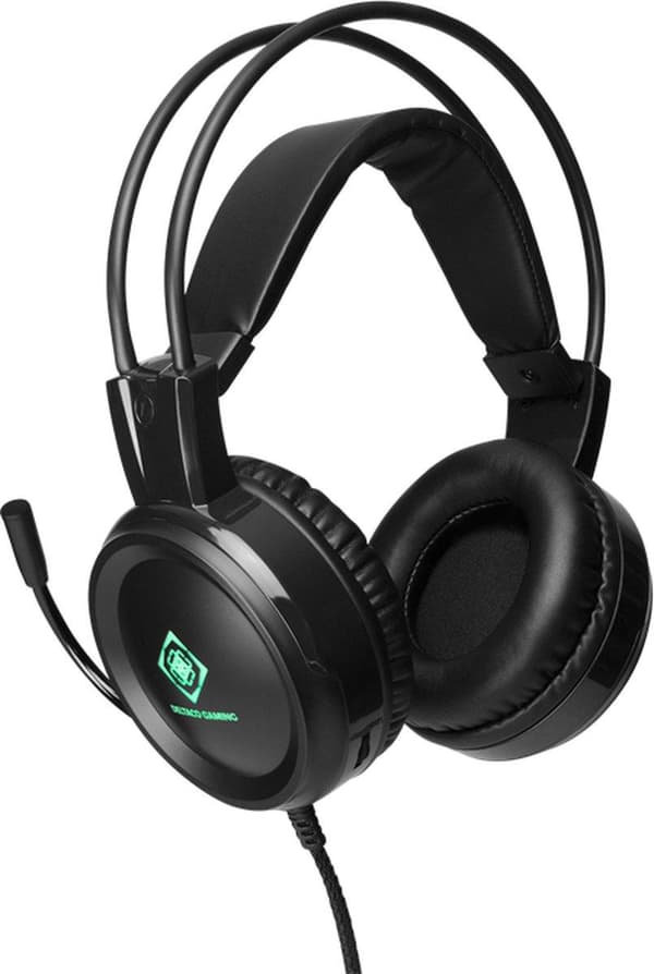 DELTACO GAMING GAM-105 Gaming headset - 50 mm element - LED - Sort
