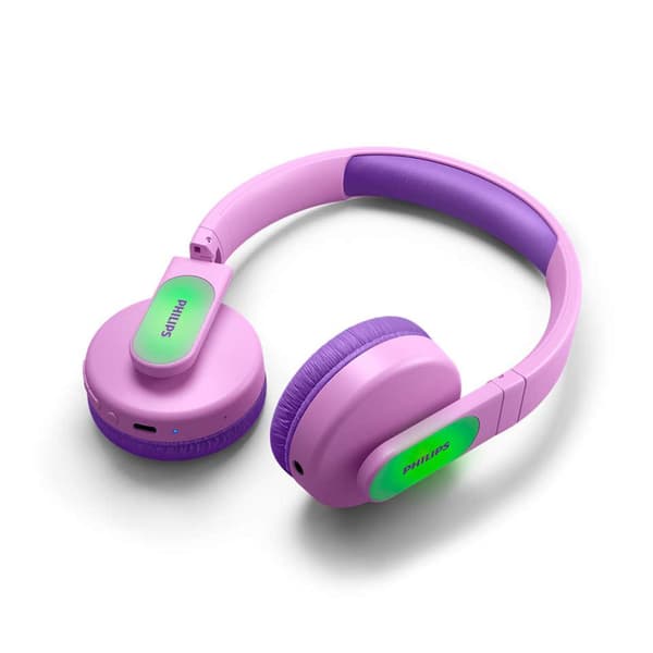 Philips TAK4206 - Bluetooth Kids -kuulokkeet - Korvassa kiinnitettävä äänenvoimakkuuden rajoitus - Vaaleanpunainen