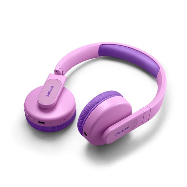 Philips TAK4206 - Bluetooth Kids -kuulokkeet - Korvassa kiinnitettävä äänenvoimakkuuden rajoitus - Vaaleanpunainen