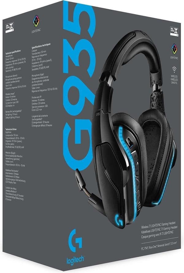 Logitech G935 Wireless Gaming Headset - PC & Mac