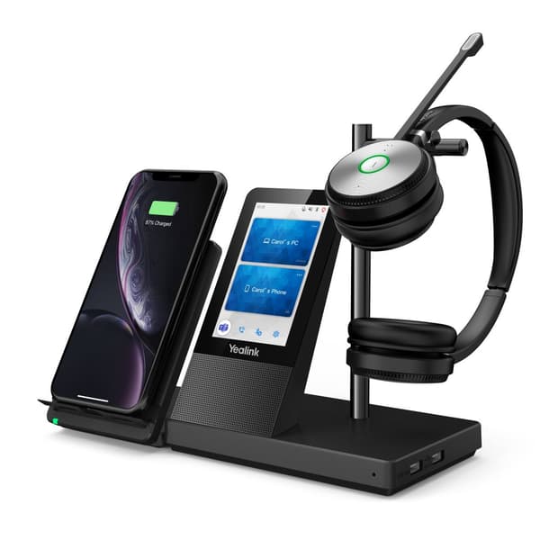 Yealink WH66 Dual UC - Headset - On-Ear - DECT - trådløs