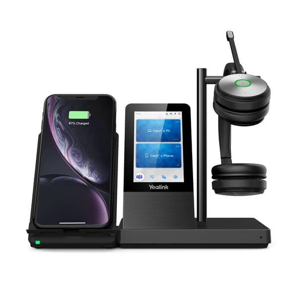 Yealink WH66 Dual UC - Headset - On-Ear - DECT - trådløs