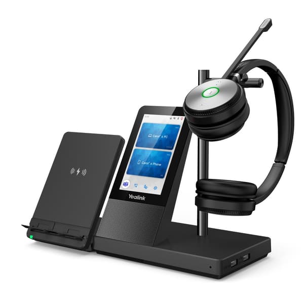 Yealink WH66 Dual UC - Headset - On-Ear - DECT - trådløs