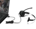 Pikkukuva 4 / 4: Lenovo 100 - Kuulokkeet - korvalla - langallinen - USB-A - musta - IdeaPad 3 15, 3 15ITL06, Legion 5 15, ThinkCentre M70, M90, ThinkPad L15 Gen 2, P14