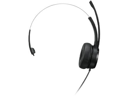 Lenovo 100 - Kuulokkeet - korvalla - langallinen - USB-A - musta - IdeaPad 3 15, 3 15ITL06, Legion 5 15, ThinkCentre M70, M90, ThinkPad L15 Gen 2, P14