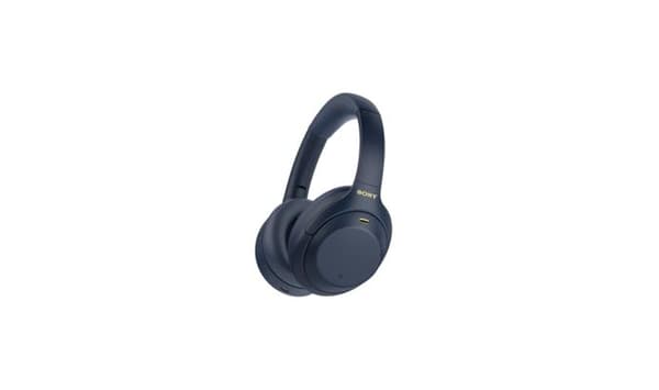Sony WH-1000XM4 - Trådlösa Over-Ear-hörlurar med brusreducering - Blå
