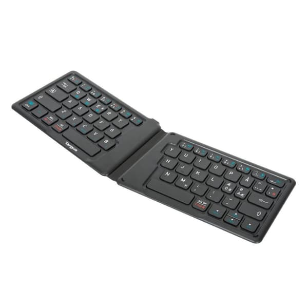 Targus - Tastatur - antimikrobiel - trådløs - Bluetooth 5.1 - QWERTY - Nordic - sort - B2B Sort