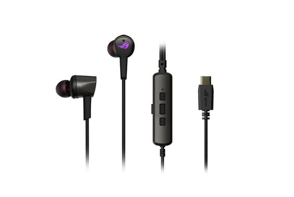 ASUS ROG CETRA II-hovedtelefoner Kablet In-ear Gaming USB Type-C Sort