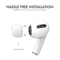 Miniatyrbild 3 av 3: Ahastyle 1 Par AirPods Pro 2 Pluppar i Silikon Vit Large