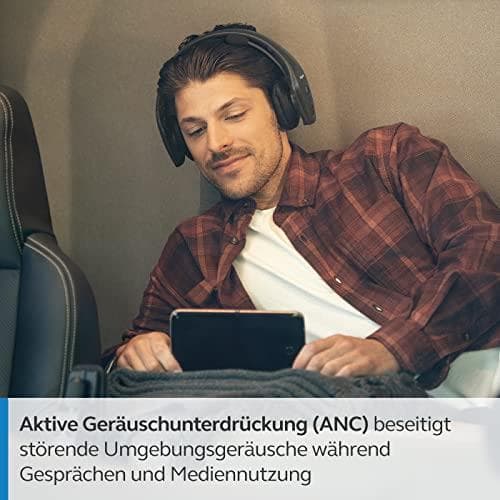 GN Jabra BlueParrott S650-XT - Headset - on-ear - Bluetooth - trådlöst - NFC - aktiv brusreducering - svart (204292)