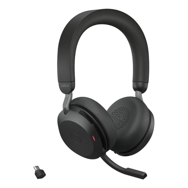 Jabra Evolve2 75 kuulokemikrofoni langallinen ja langaton sanka Toimisto/puhelukeskus USB Type-C Bluetooth Musta