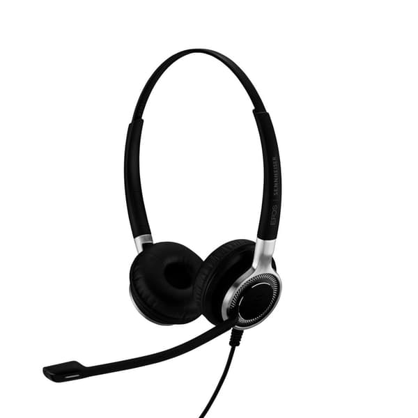 EPOS I SENNHEISER IMPACT SC 635 USB-C - headset - on-ear - kablet - aktiv støjreduktion - 3,5 mm stik, USB-C - sort, sølv