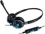 EPOS I SENNHEISER IMPACT SC 660 USB ML - Headset - on-ear - kablet - USB - sort, sølv (1000553)