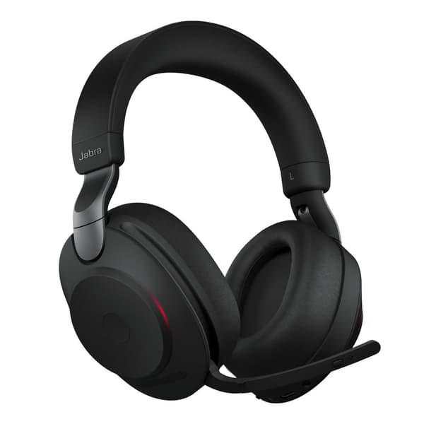GN Jabra Jabra Evolve2 85 UC Stereo - Kuulokkeet - ympyrä - Bluetooth - langaton - aktiivinen melunvaimennus - 3,5 mm pistoke, USB-C - musta (28599-98