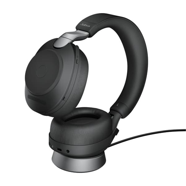 GN Jabra Jabra Evolve2 85 UC Stereo - Kuulokkeet - ympyrä - Bluetooth - langaton - aktiivinen melunvaimennus - 3,5 mm pistoke, USB-C - musta (28599-98