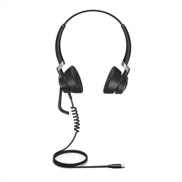 Jabra Engage 50 Stereo USB-C, - USB-C-liitäntä - 3-mikrofonitekniikka - Mukautettava tilailmaisin molemmissa kuulokkeissa - Integroitu ohjelmisto Toim