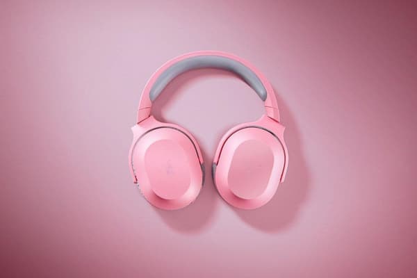Razer Barracuda X (2022) trådløst gaming-headset - Quartz Pink (PC/PlayStation/Switch/Android)
