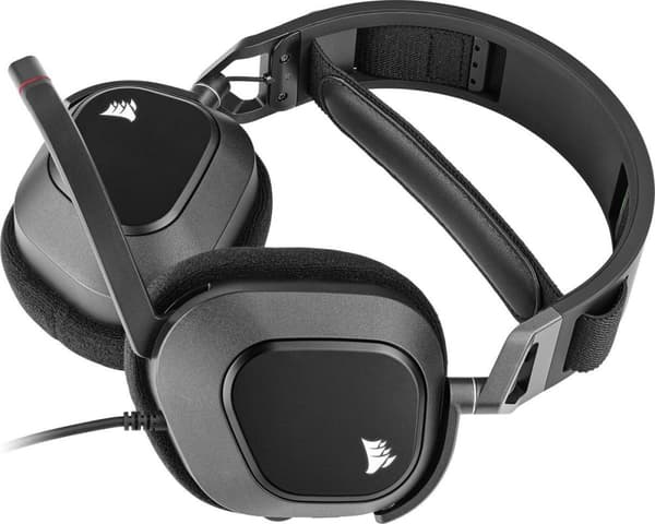 Corsair HS80 RGB USB Premium Dolby Audio 7.1 Surround pelikuulokkeet - Hiili - PC