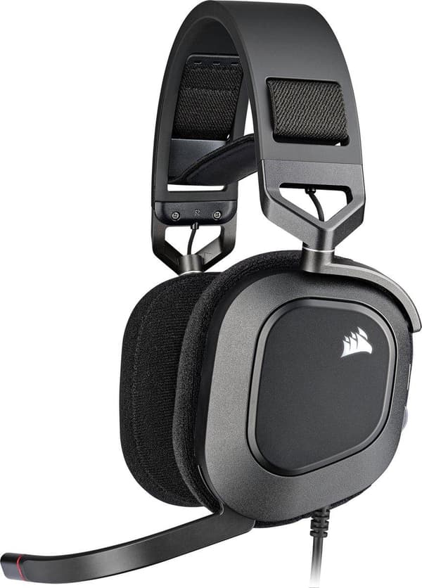 Corsair HS80 RGB USB Premium Dolby Audio 7.1 Surround pelikuulokkeet - Hiili - PC