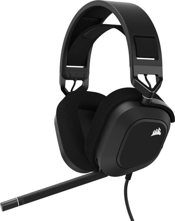 Corsair HS80 RGB USB Premium Dolby Audio 7.1 Surround pelikuulokkeet - Hiili - PC
